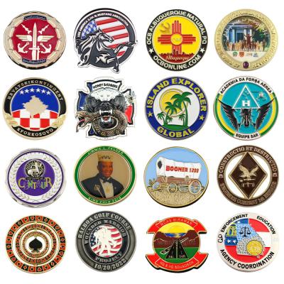 China Custom Fire Department Challenge Coins Personalized 3D 2D for sale