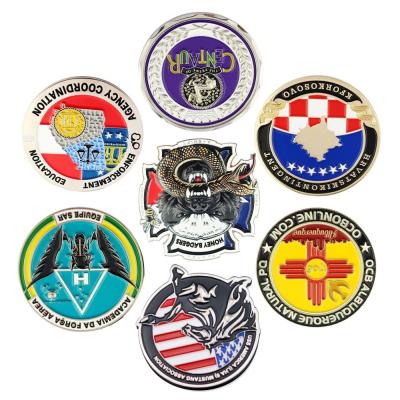 China Marine Corps Challenge Coins Custom Made Soft Enamel Coin for sale