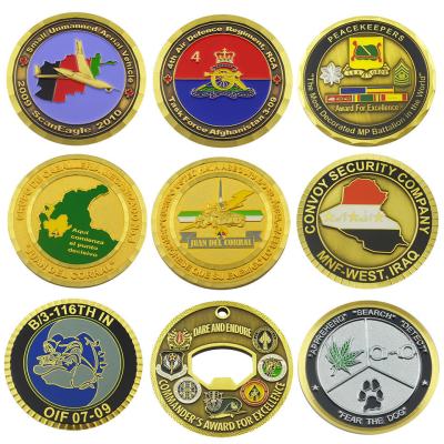 China Custom Enamel Military Challenge Coins Unique For Law Enforcement for sale