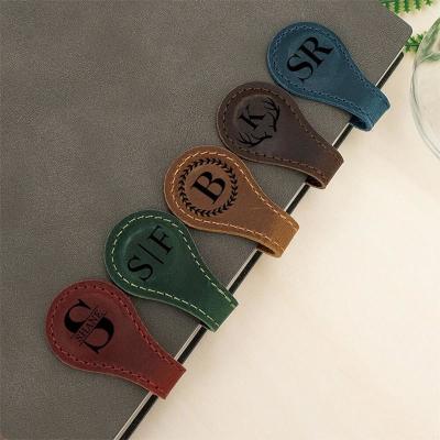 China Custom Leather Bookmarks Personalized Magnetic 3d Lenticular Bookmark for sale