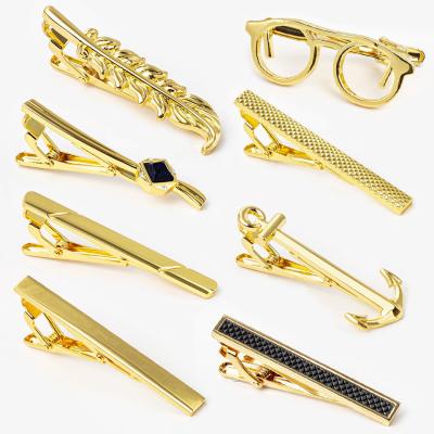 China Unisex Metal Tie Bar Clips Stainless Steel Material Personalized For Engagement for sale