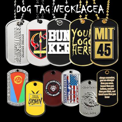 China Metal Dog Tag Necklace Hanger Roestvrij staal legering glazuur vlag Honden ID tags Te koop