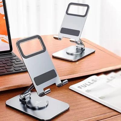 China Car Desktop Cell Phone Holder Stand ajustável e dobrável suporte plano à venda