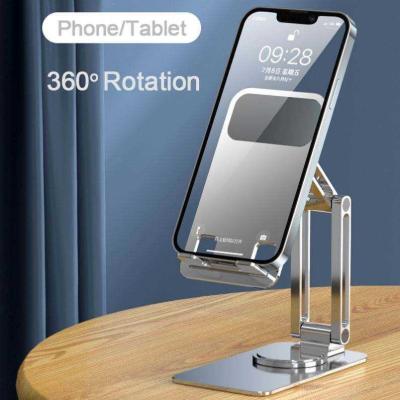 Chine 360 degrés de rotation porte-téléphone portable en alliage pliable pour bureau à vendre