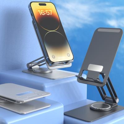 China Metal Desktop Cell Phone Stand Holder Foldable Adjustable for sale