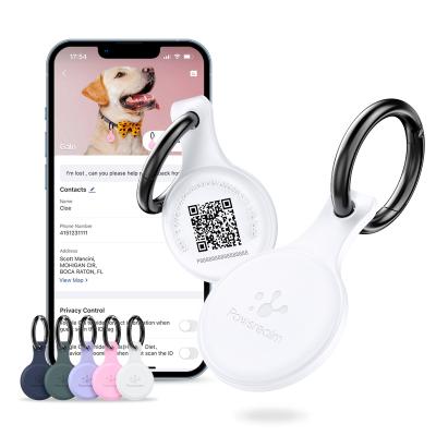 China Custom Silicone NFC Smart QR Code Huisdier Tag Honden Identificatie Tag Naam Honden Tags Te koop