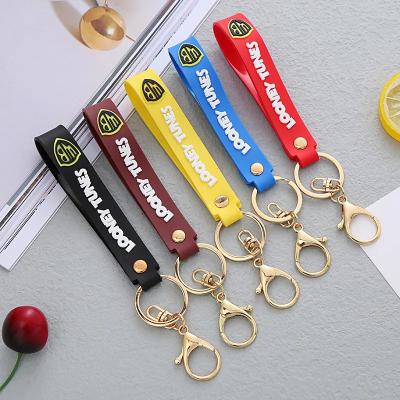 China Personalized PVC 3d Customized Soft Pvc Keychains Silicon Rubber Key Chain for sale