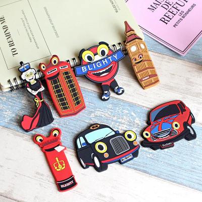 China Cartoon Animal Color Fridge Magnets Rubber Fridge Magnet 3D Magnet Fridge for Decoration for sale