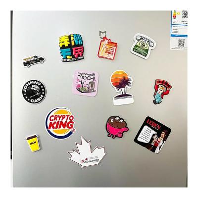 China Cute Anime Custom Logo 3D Weiches PVC Gummi Kühlschrank Magnete 2D 3D für Kühlschrank Dekoration zu verkaufen