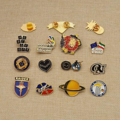 China Bulk Wholesale Custom Metal Zinc Alloy Iron Enamel Lapel Pin for sale