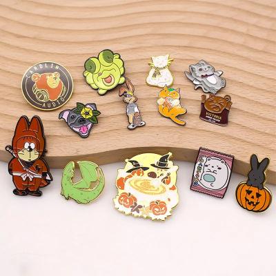 Κίνα Μεταλλικό Cute Cartoon Lapel Pin Badge Logo Custom Anime Soft Hard Εναμέλ Πιν προς πώληση