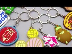 Custom Silicone Keyring 2D 3D Rubber Pvc Keychain Soft Pvc Keyrings Keychain Rubber