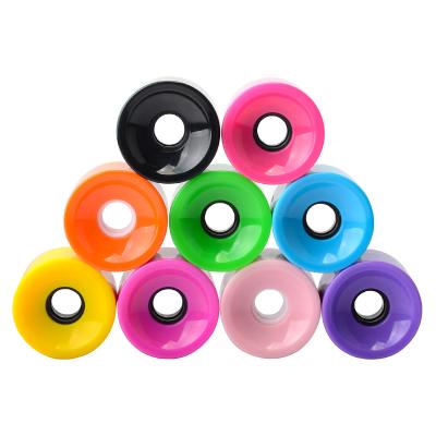 China New Popular Custom Youth Slide Freeride 70mm High Bound PU Wheels Longboard Skateboard Wheels for sale