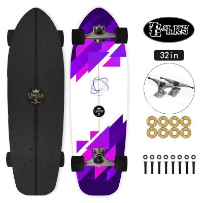 China Newe Design Surf Skateboard Youth Deck CX4 7 Ply Maple Wood Surf Skateboard 32 Inch Truck Surf Skateboard for sale