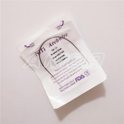 China Ni-Ti Arch Wire Reverse Curve Orthodontic Arch Wire Niti Arch Wire for sale