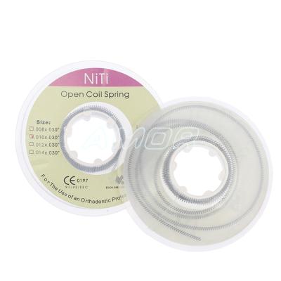 China Dental NiTi Consumables Orthodontic NiTi Coil Spring NiTi Open Spring for sale