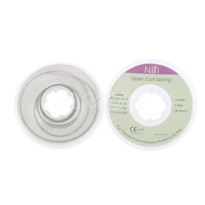 China Ni-Ti Ortodoncia Dental Hot Sale 914mm Ortho Open Coil Spring for sale