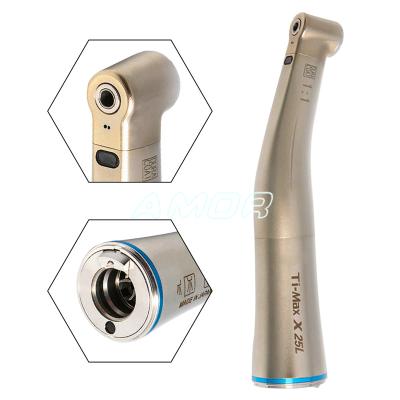 China 2020 Best Metal Price 1:1 LED Dental Fiber Optics Contra Angle Handpiece for sale