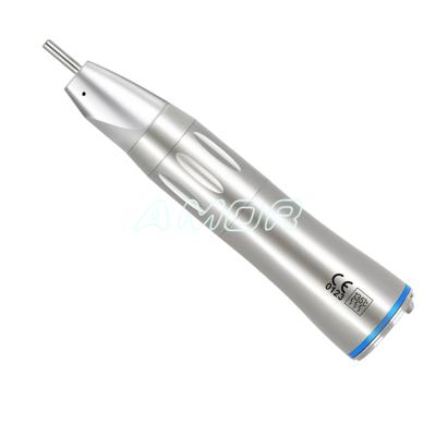 China High Quality 1:1 Metal Inner Water Dental Straight Fiber Optic Handpiece for sale