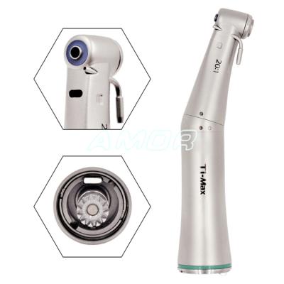 China Wholesale Price Dental 20:1 Metal Fiber Optic LED Implant Contra Angle Handpiece Low Speed for sale