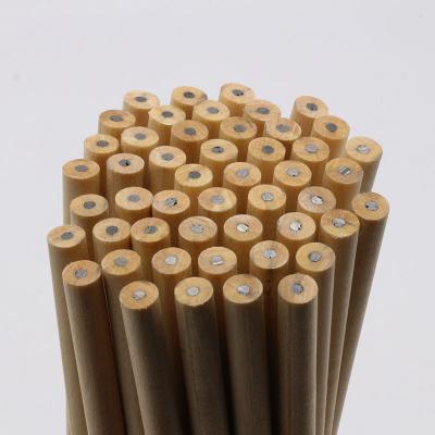 China 100% Eco-friendly Factory Wholesale High Quality Natural Wood Pencil With Eraser Topper Cheap Standard Pencils HB for sale