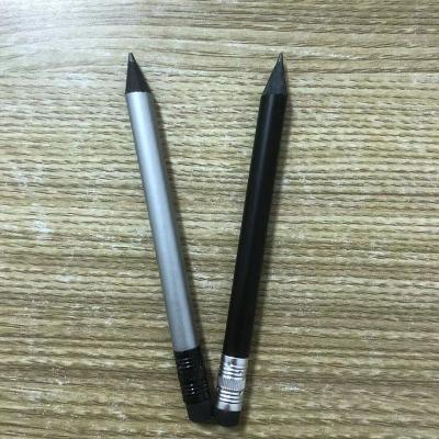 China 100% Pronmotional Customized Eco-friendly Black Golf Wooden Pencils With Bulk Eraser High Quality Short Golf Pencil for sale