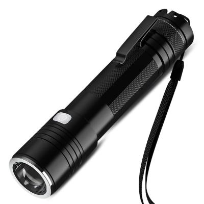 China S2 Rechargeable Torch S2 Outdoor Emergency 18650 XML T6 LED Flashlight Outdoor Aluminum Flashlight High Power Super Bright Tactical Flashlight for sale