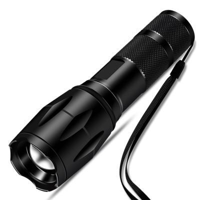 China Camping Factory LED Flashlight 1000m Long Range Torch Light Flashlight Zoom Best High Power 18650 or 3.7V Aluminum AAA Battery for sale