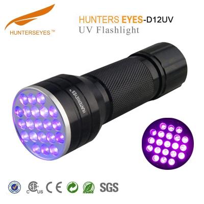 China 2019 New Industrial UV Flashlight Portable UV Light D12UV 21 LED Flashlight for sale