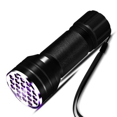 China Industrial ultraviolet 380nm led flashlight for detet and scorpion search pet urine tool D12UV for sale