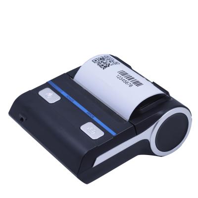 China Mini Stored Portable Blue 80mm Left Tooth Thermal Printer USB Receipt Thermal Printer With Free APP for sale