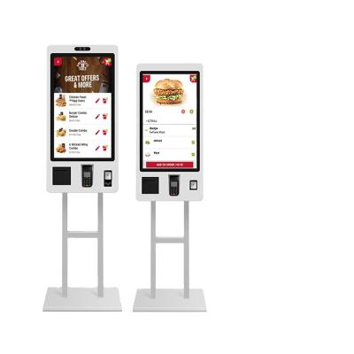 China SDK fast food 32 inch kiosk touch order payment self food ordering service touch screen kiosk in restaurant for sale