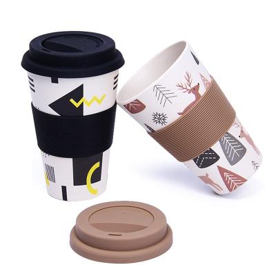 China Sustainable Eco Friendly Biodegradable Bamboo Fiber Coffee Mug for sale