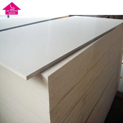 China 4mm Laminated Melamine MDF Board Wood Fiber Melamine Moisture Proof Paper Faced Decorative Board Fiberboard JOYSOURCE Furniture 1220*2440mm E2 for sale