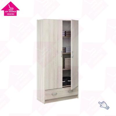 China (Other)Adjustable Furniture Bedroom Wardrobe Storage Wardrobe Closet with Double Doors for sale