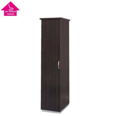 China Modern Design Bedroom Furniture Eco-friendly Laminate Single Door Wooden Bedroom Wardrobe for sale