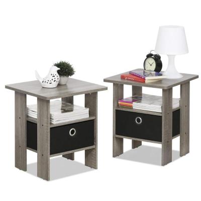 China Hot Sale High Quality Eco-friendly Easy To Assemble Chipboard Or MDF Night Stand And Wooden End Table Bedside Table for sale