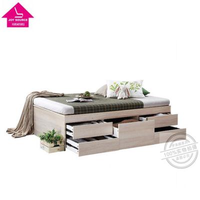 China Assemble Good Design Sheets Multifunctional Hotel Bed Made Of Wood Panel Wooden Beds for sale