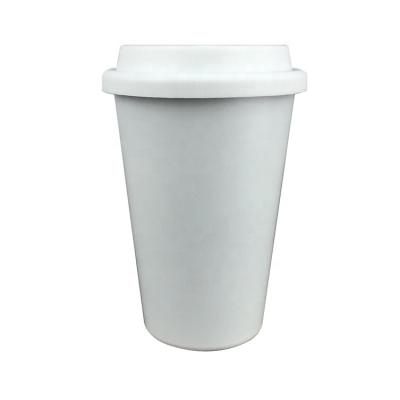 China Customized Single Wall Tumbler Viable With Silicone Lid Metal Stainless Steel Pint White Color for sale