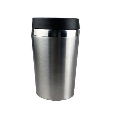 China Wholesale 300ml Double Wall Stainless Steel Travel Viable Customized BPA Free Mug With Lid for sale