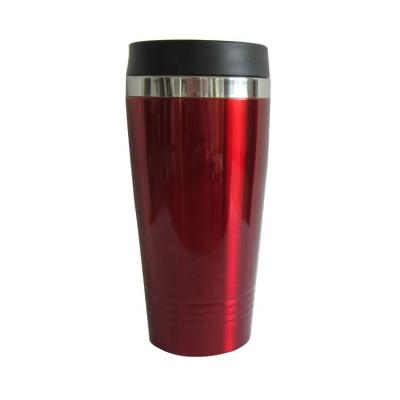 China Sustainable Whites Insulated Double Wall Stainless Steel Coffee Mug Upright Luxury Space Business for sale