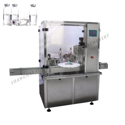 China Automatic Food Chemical , Liquid Medicine Vial Small Bottle Filling Capping Labeling Machine for sale