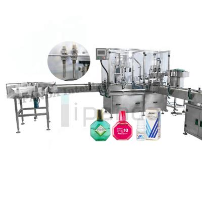 China Full Automatic Food Eye Drop Filling Machine Dropper Bottle Eyes Drop for Filling Capping Machine for sale