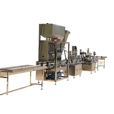 China Food Tomato Ketchup Pasta Sauce And Peanut Butter Glass Jar Filling Capping Machine for sale