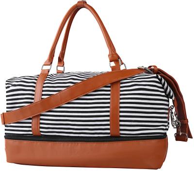 China Free Sample Lightweight Duffel Bag For Women/Men , Canvas Weekender Bags Big Large Small Overnight Bag Travel Foldable for sale