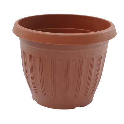 China Various Size Eco - Friendly Terracotta Color Plastic Terracotta Flower Pot BW001~004 for sale