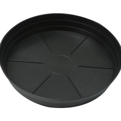 China Factory modern #black plastic tray/wholesale cheap saucers/around flower pot tray for sale