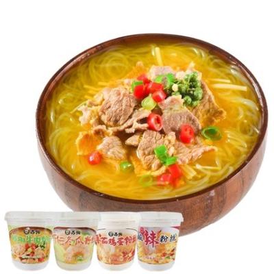 China Instant Good Quality Hot Sale Natural Delicious Fast Food Fans 4 Flavors for sale