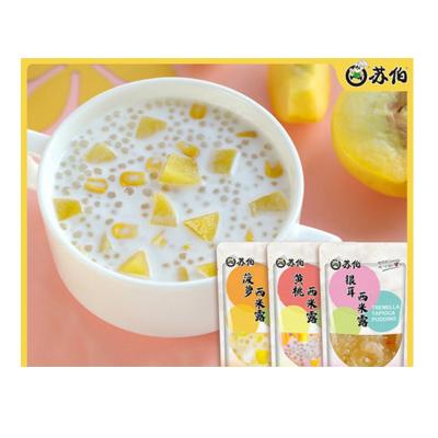 China Sago Porridge Fruit Tremella Soup Soup22 Factory Outlet Good Quality 3 Flavors for sale