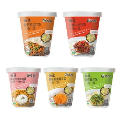 China Factory Outlet Good Quality 5 Flavors Instant Boxed Bibimbap Healthy Korean Bibimbap Stone Jar for sale